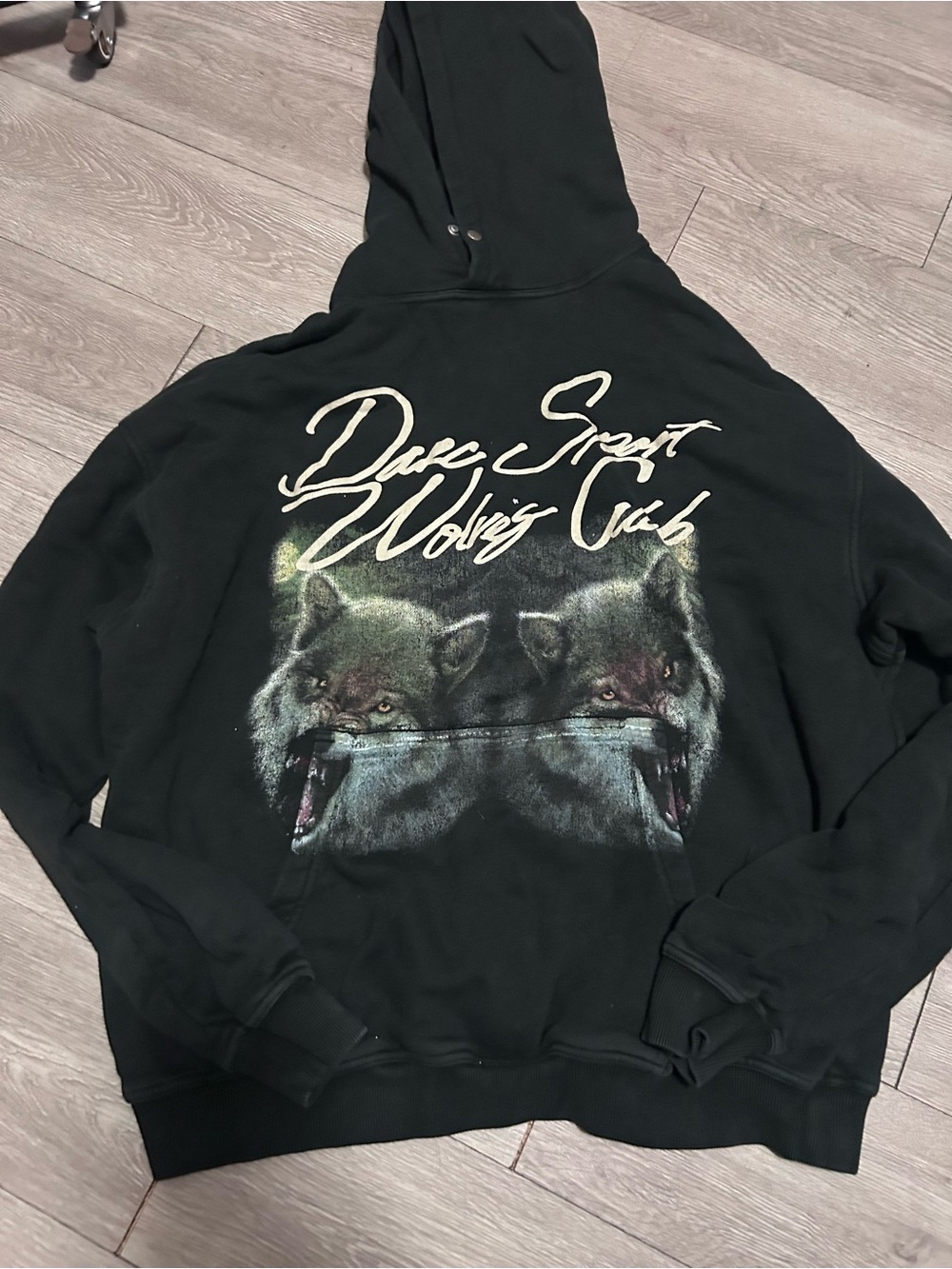 Darc Sport Black Wolves Club Graphic Hoodie